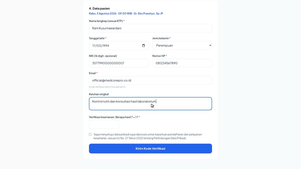 Cuplikan video Pendaftaran Online Mandiri